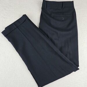 Ralph Lauren Dress Pants Mens 38x32 Black‎ Pleated Comfort Hemmed Cuffs